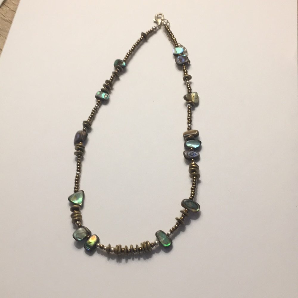 Soplada Abalone & bead necklace